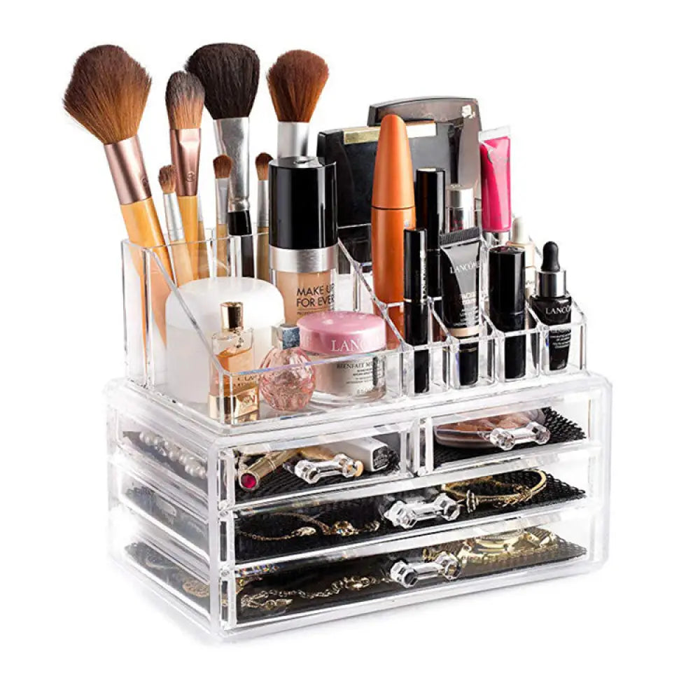 Acrylic Drawer Type Desktop Cosmetic Organizer Anti-dust - Drawer Organiser Set