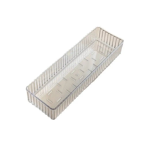 Acrylic Makeup Brush Organizer With Built-in Drawer Dividers - Drawer Organiser Set
