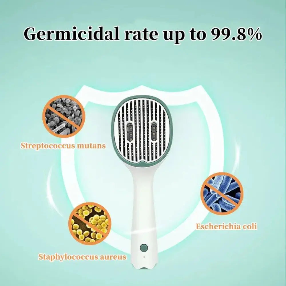 Cat Comb Dog Hair Remover Brush UVC Sterilization Pet Grooming Slicker Needle Comb Removes Tangled Self Cleaning Pet