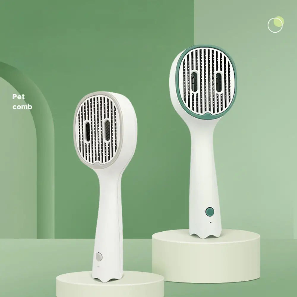Cat Comb Dog Hair Remover Brush UVC Sterilization Pet Grooming Slicker Needle Comb Removes Tangled Self Cleaning Pet