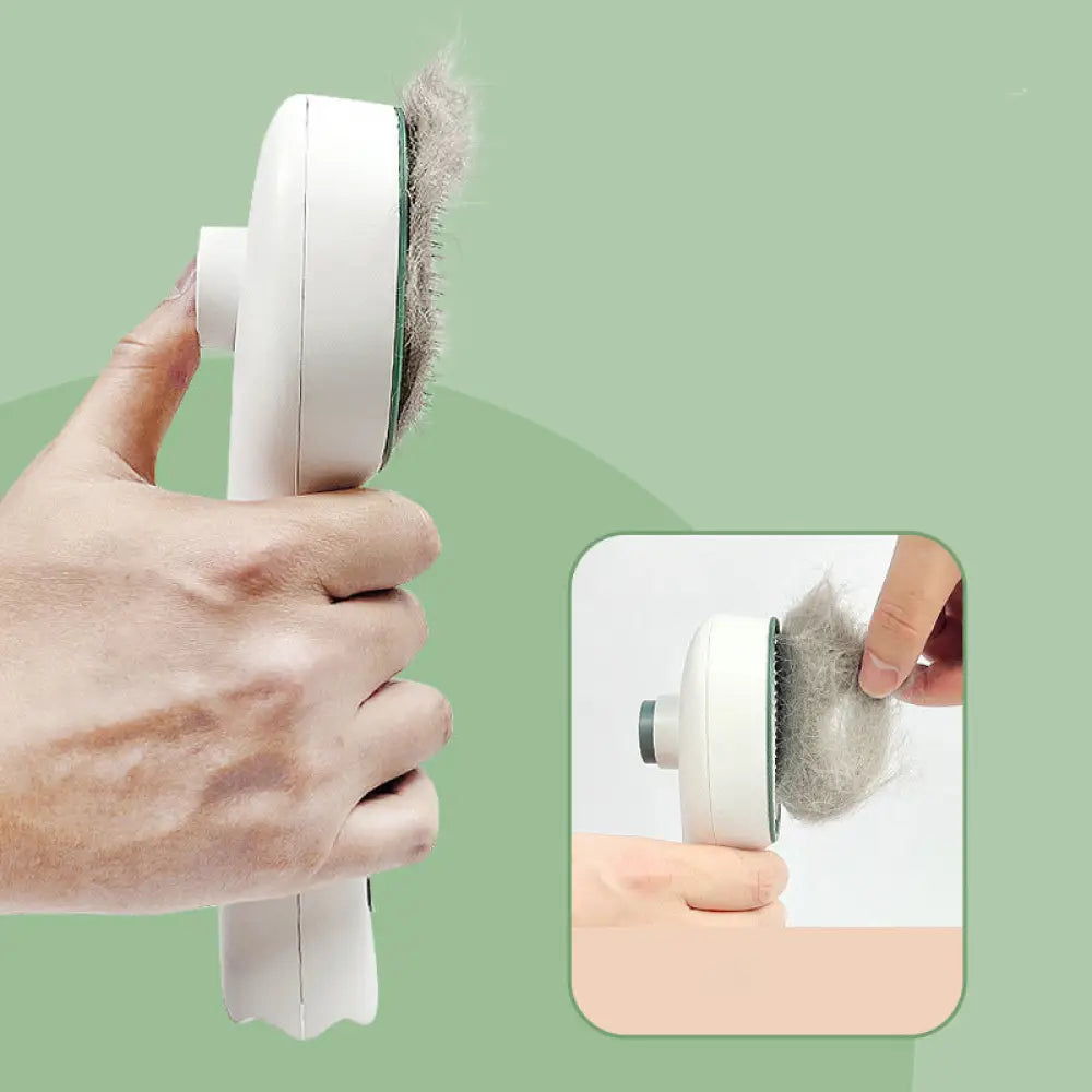 Cat Comb Dog Hair Remover Brush UVC Sterilization Pet Grooming Slicker Needle Comb Removes Tangled Self Cleaning Pet