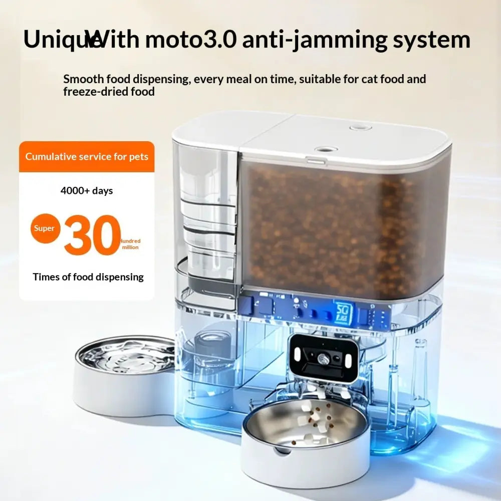Cat Smart Water Fountain And Automatic Feeder - Cat Water Fountain