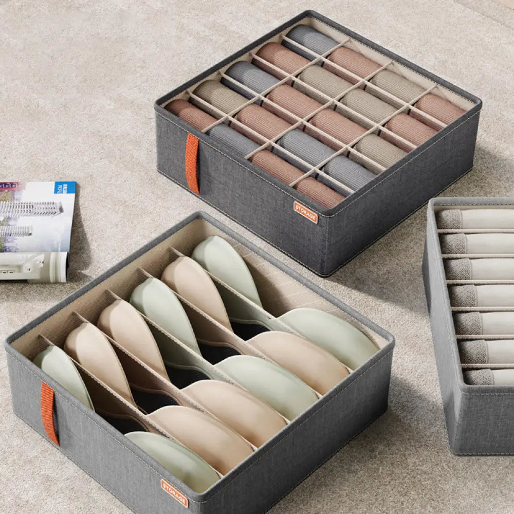 Closet Organizer Underwear Drawer Socks Bra Clothing Storage Box - Drawer Organiser Set