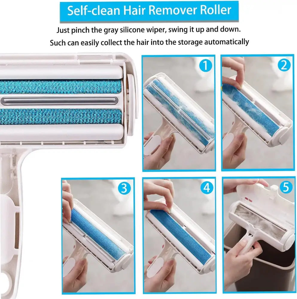 Clothes Quilt Sofa Hair Brush Pet Paint Roller Type Hair Remover - Pet Hair Remover Roller
