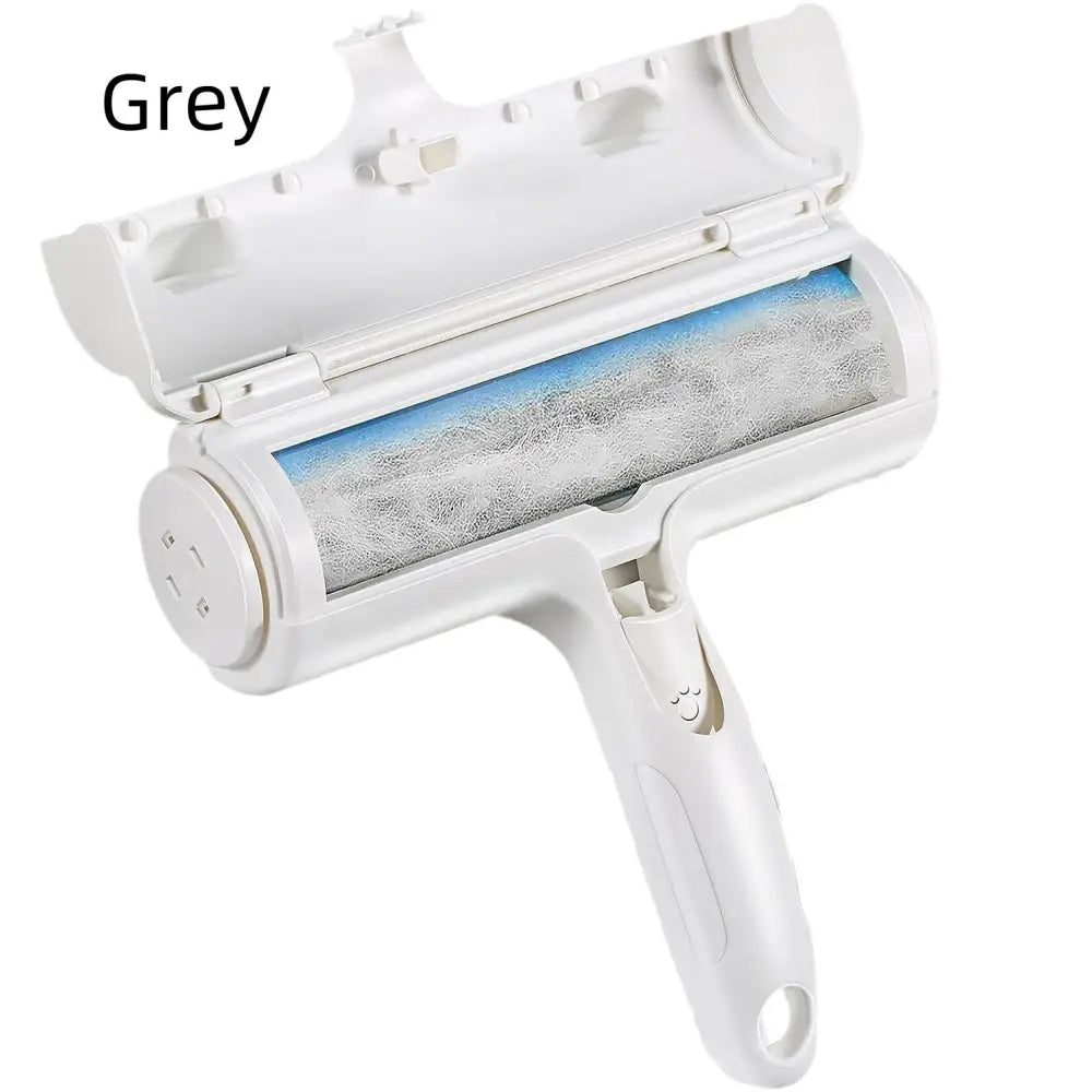Clothes Quilt Sofa Hair Brush Pet Paint Roller Type Hair Remover - Gray / Ordinary Style - Pet Hair Remover Roller