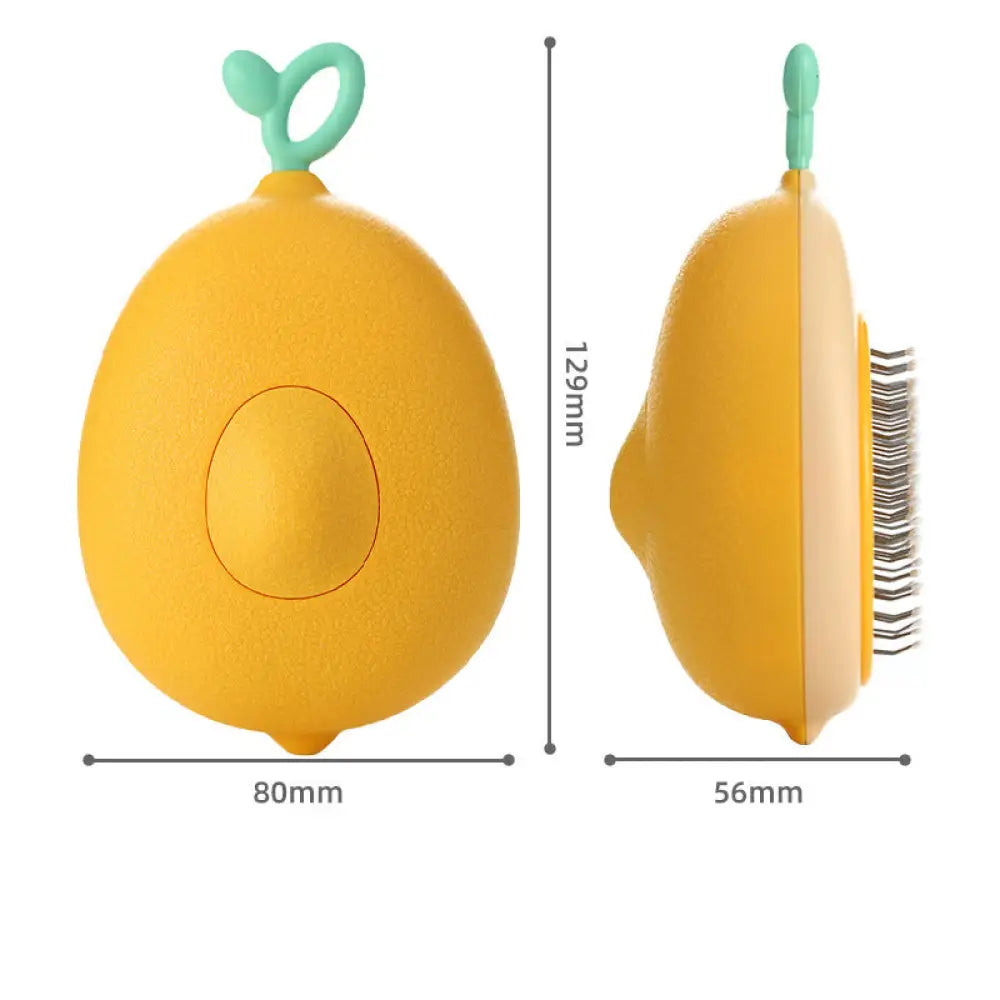 Creative Cat Grooming Comb Portable Massage Brush One-Button Remove Floating Hair Scraper Cats Dogs Pet Self Cleaning