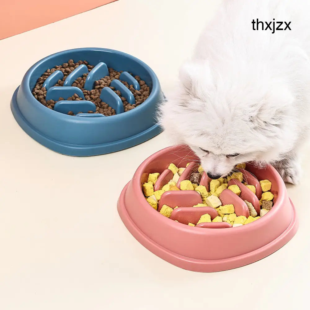 Dog Bowl Cat Slow Feeder Bowl Anti-choking Slow Feeder For Dogs Large Capacity Food Dish - Slow Feeder Bowl