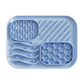 Dog Slow Feeder Bowl With Suction Cup To Prevent Choking And Encourage Slow Eating Mat - Blue - Slow Feeder Bowl