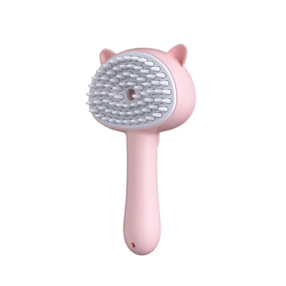 Hair Cleaning Brush With Mist Multifunctional Cat Grooming Brush Rechargeable Self Cleaning Slicker Brush For Pets Dogs