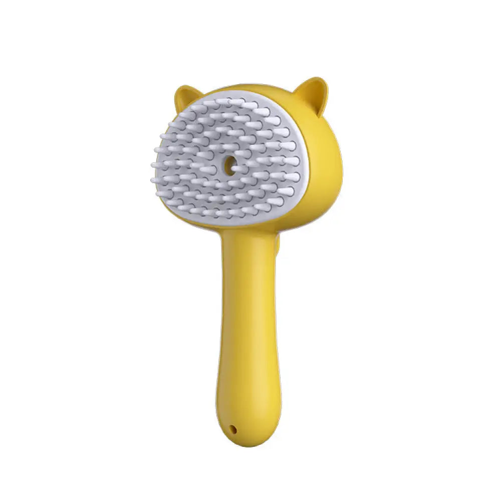 Hair Cleaning Brush With Mist Multifunctional Cat Grooming Brush Rechargeable Self Cleaning Slicker Brush For Pets Dogs