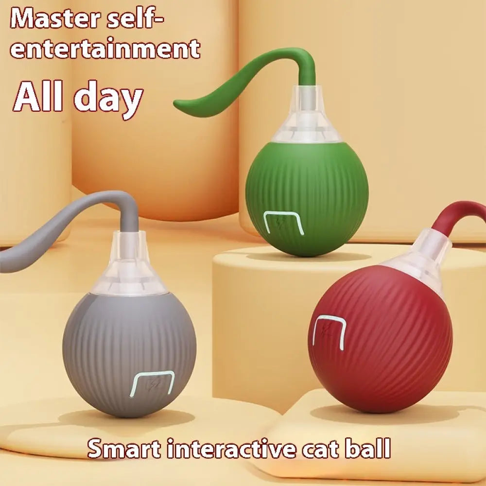 Interactive Cat Toy Ball Super Drive Cat Rolling Ball - Interactive Cat Toy