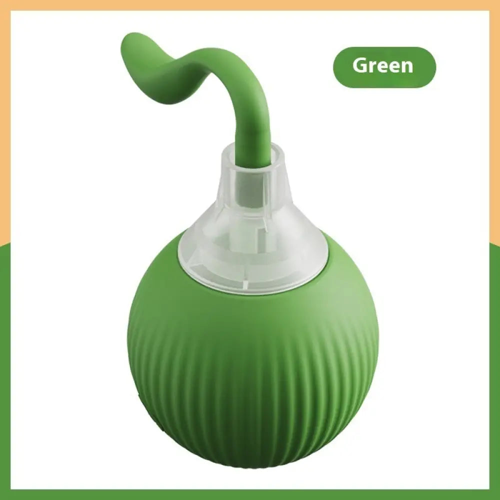 Interactive Cat Toy Ball Super Drive Cat Rolling Ball - Magic Tail Style Green - Interactive Cat Toy