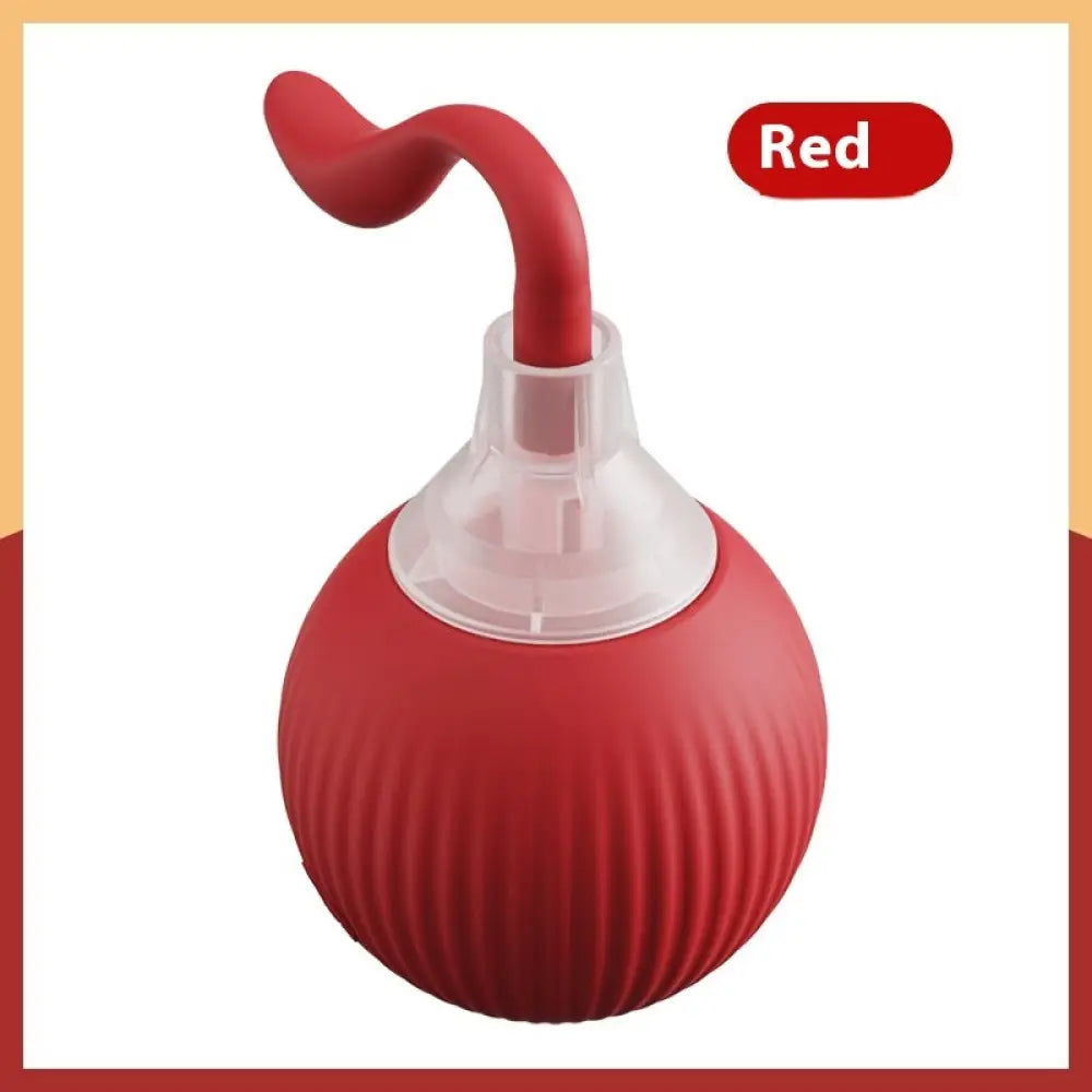 Interactive Cat Toy Ball Super Drive Cat Rolling Ball - Magic Tail Style Red - Interactive Cat Toy