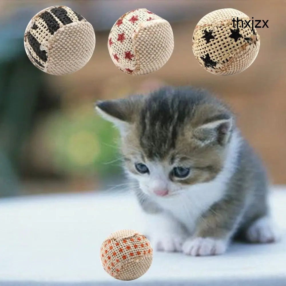 Interactive Cat Toy Chewing Ball - White / Upgraded - Interactive Cat Toy