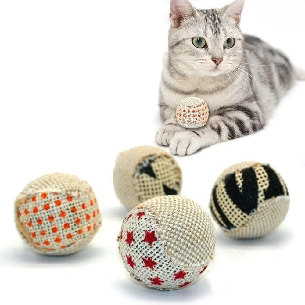 Interactive Cat Toy Chewing Ball - White / Upgraded - Interactive Cat Toy