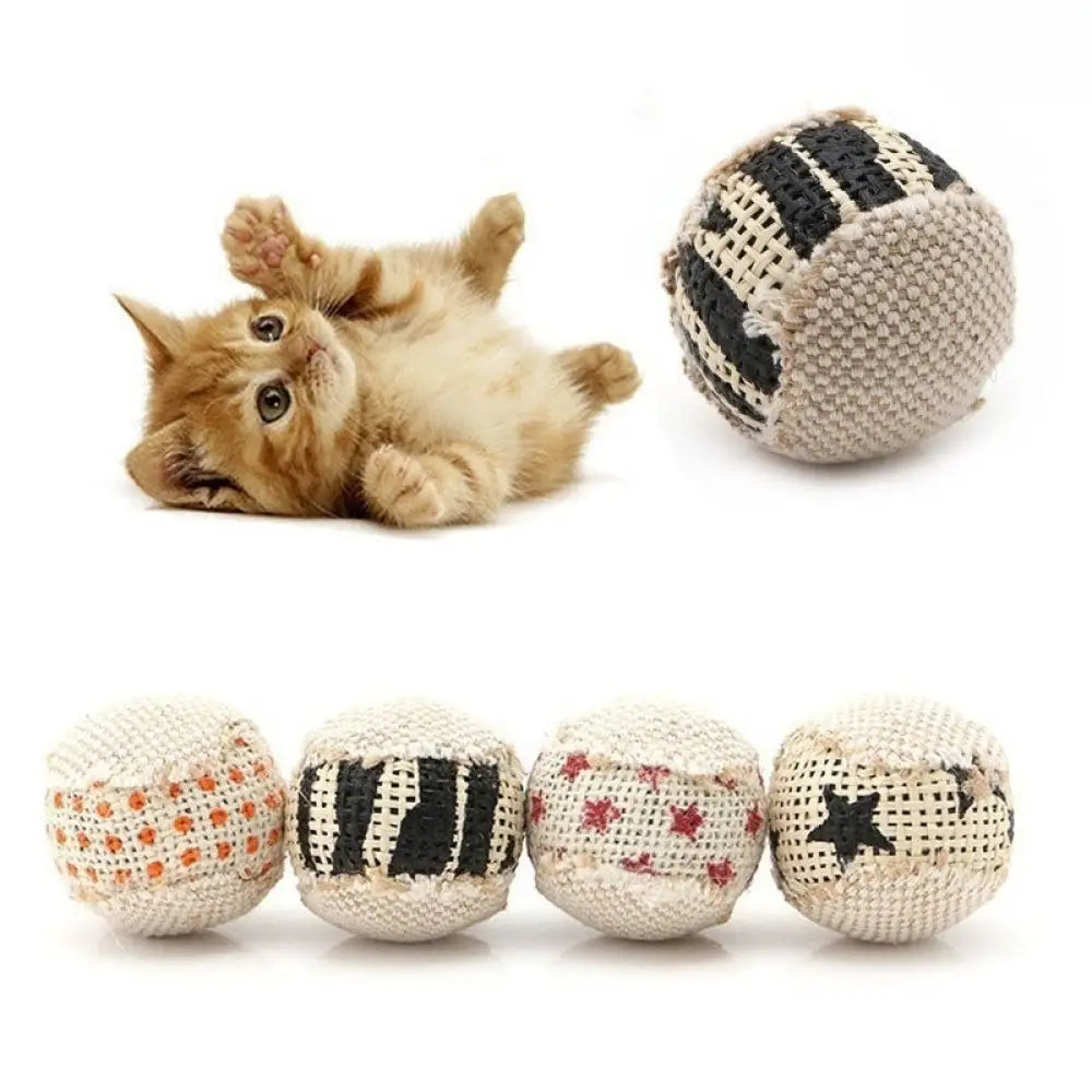 Interactive Cat Toy Chewing Ball - White / Upgraded - Interactive Cat Toy