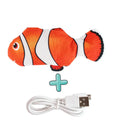 Interactive Puzzle Cat Toy Fish Funny Cat Toy - Clownfish / USB - Interactive Cat Toy