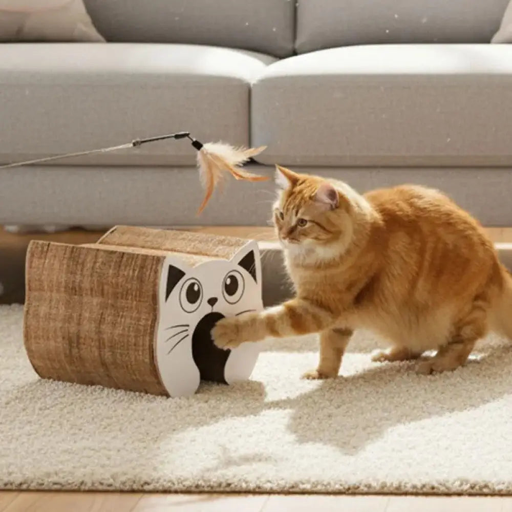 Kitty Curls Cat Toy Magic Organ Interactive Cat Scratcher Toy Interactive Cat - 1pcs - Interactive Cat Toy
