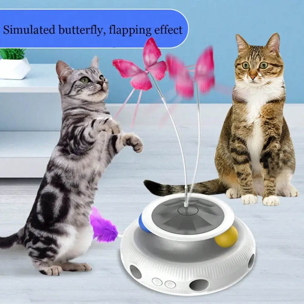 Multifunctional Electric Cat Toy Interactive Cat Toy Indoor Playing Rechargeable - Interactive Cat Toy