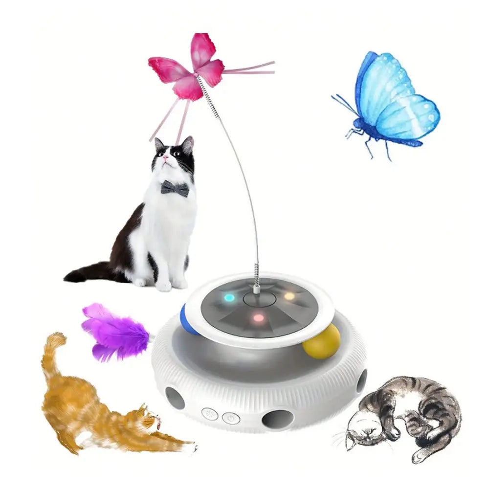 Multifunctional Electric Cat Toy Interactive Cat Toy Indoor Playing Rechargeable - Interactive Cat Toy
