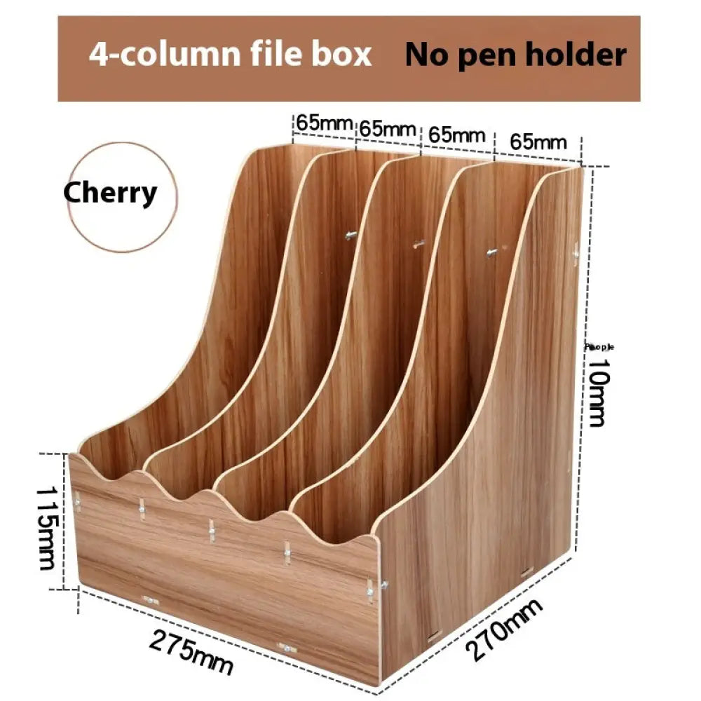 Office Desk Surface Panel Organizer Folder Storage Box Drawer - Style 10 Walnut Colors - Drawer Organiser Set
