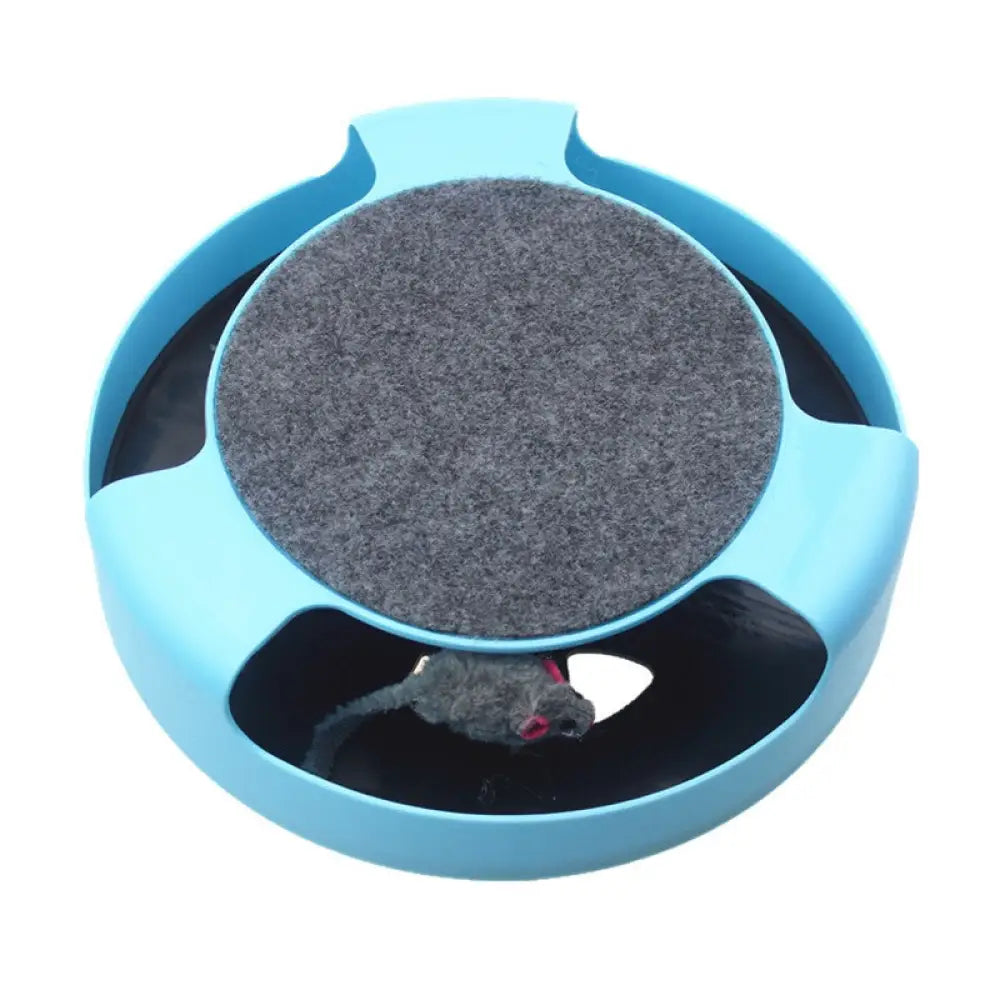 Pet Automatic Toy Funny Cat Interactive Toy - Blue1 - Interactive Cat Toy