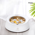 Pet Dog Bowl Slow Feeder Dog Food Bowl Smart Weighing Dog Slow Feeder Cat Pet Feeder - White - Slow Feeder Bowl