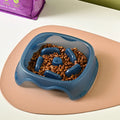 Pet Dog Slow Anti-Suffocation Anti-Choking Water Feeder Bowl Puppy Plastic Bowl Household Dogs Food Plate Feeding