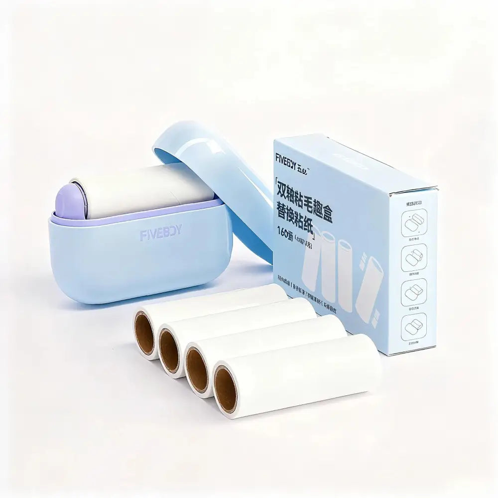Portable Pet Hair Remover With Lid Reusable Palm-Sized Lint Roller Pocket-Sized Travel Essential For Removing Cat And