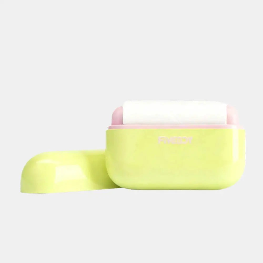 Portable Pet Hair Remover With Lid Reusable Palm-Sized Lint Roller Pocket-Sized Travel Essential For Removing Cat And