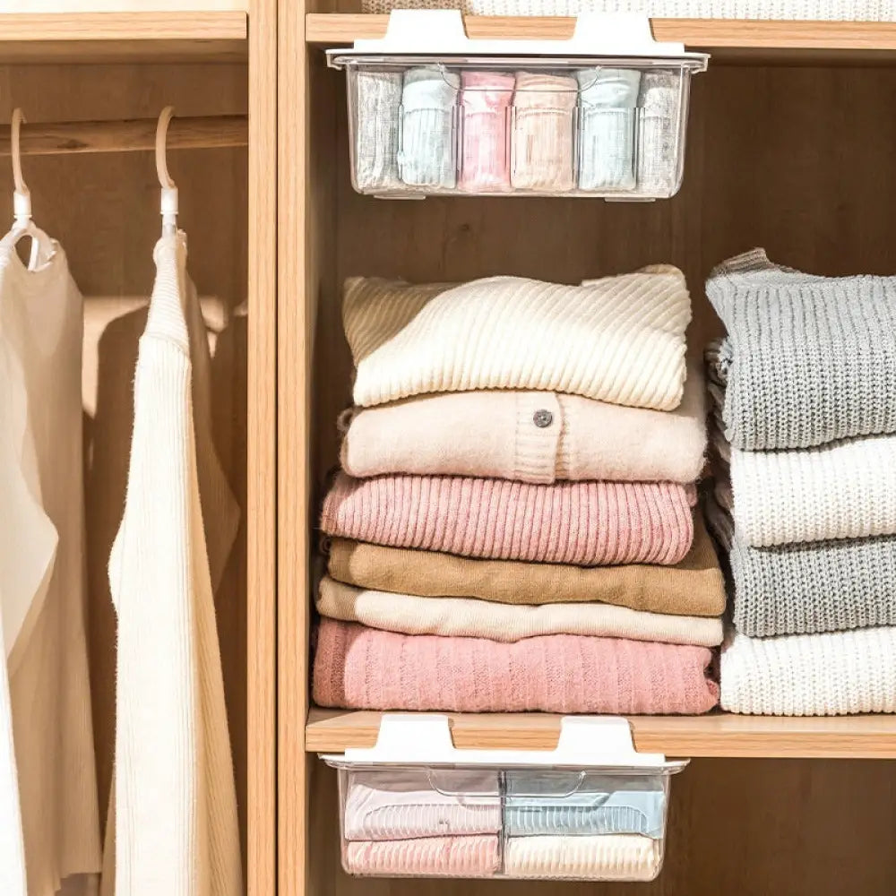 Transparent Underwear Panties And Socks Organizer Drawer Box - Drawer Organiser Set